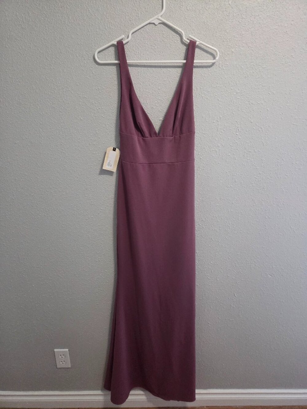 Mauve floor length Katie May dress size small